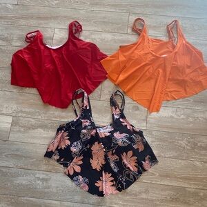 Women’s swim tops set size large 12/14